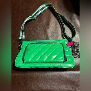 THINK ROYLN Green Quilted Bag